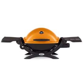 Weber Q 1200 Orange Gas Grill (Liquid Propane)