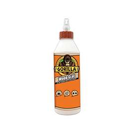 Gorilla 6205001 Wood Glue, Light Tan, 18 oz Bottle