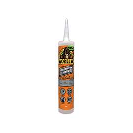 Gorilla 8010003 Construction Adhesive, White, 9 oz Cartridge