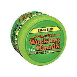 O'KEEFFE'S Working Hands K0680001 Hand Cream, Mild Stearic Acid, 6.8 oz Jar