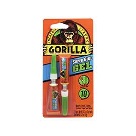 Gorilla 7820002 Super Glue, Liquid, Irritating, Straw/White Water, 3 g Tube