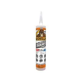 Gorilla 8050002 Silicone Sealant, Clear, 1 days Curing, -40 to 350 deg F, 10 oz Cartridge