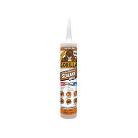 Gorilla 8070002 Silicone Sealant, White, 9 oz Cartridge