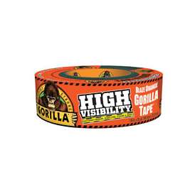 Gorilla 6004002 High-Visibility Duct Tape, 35 yd L, 1.88 in W, Fluorescent Orange