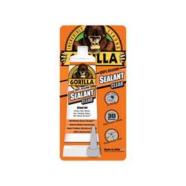 Gorilla 8190002 Silicone Sealant, Clear, -40 to 350 deg F, 2.8 oz Tube