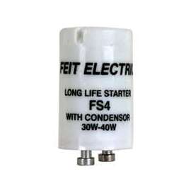 Feit Electric FS4/10 Fluorescent Starter with Condenser, 30 to 40 W