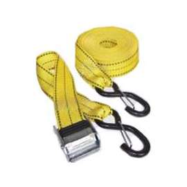 KEEPER 05707 Tie-Down, 2 in W, 8 ft L, Yellow, 800 lb, S-Hook End Fitting