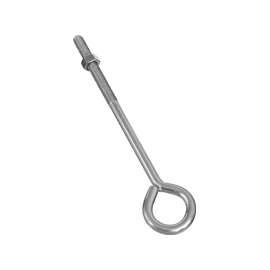 National Hardware N221-671 Eye Bolt, 3/8-16 Thread, 3 in L Thread, 1 in ID Dia Eye, 6.35 in L Shank, 160 lb Working Load
