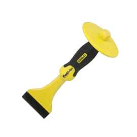 FATMAX FMHT16468 Floor Chisel, 3 in Tip, Flat Tip, 5.11 in Handle, Ergonomic Handle, Rubber Handle, Steel
