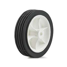 DH CASTERS W-PH50100P3 Hub Wheel, Light-Duty, Rubber, For: Lawn Mowers, Garden Carts and Other Portable Equipment's