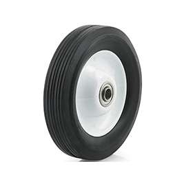 DH CASTERS W-MH08134B4W Hub Wheel, Medium-Duty, Rubber