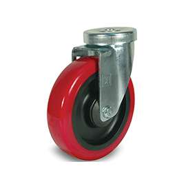 DH CASTERS C-LM3H1PUS Swivel Caster, 240 lb Weight Capacity, 3 in Dia Wheel, 2-3/4 in Swivel Radius