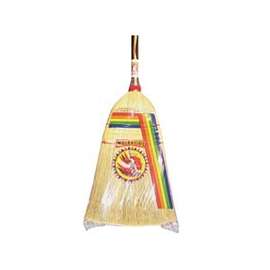 Zephyr Black Beauty 32124 Broom, #24 Sweep Face, Broomcorn Bristle, Gold Bristle