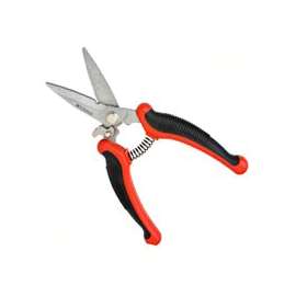 Crescent Wiss WEZSNIP Utility Snip, 8-1/2 in OAL, Straight Cut, Stainless Steel Blade, Cushion-Grip Handle