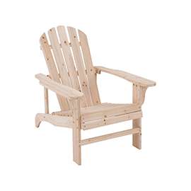Seasonal Trends JN-16N Adirondack Chair, 5-1/4 in W, 20-1/2 in D, 36-3/4 in H, Cypress Seat, Cypress Frame
