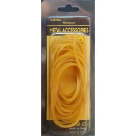 Plextool Rubber Band, Beige 1.5", 10g/PK, 24 PK/Box, (PLX00564)