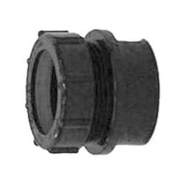 CANPLAS 102801ABC Trap Pipe Adapter, 1-1/2 in, Spigot x MNPT, ABS, Black, SCH 40 Schedule
