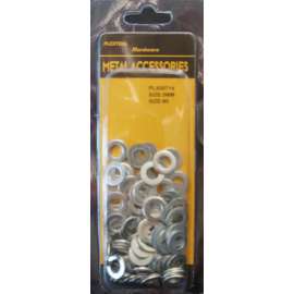 Plextool Flat Washers, 5, 112pcs/PK, 24 PK/Box, Total 288pcs (PLX00714)