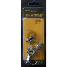 Plextool Hose Clamp, 1/2", 4pcs - 24 per box (PLX00809)