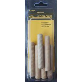 Plextool Dowel Pin 0.3X2", 6pcs/PK, 24 PK/Box, Total 144pcs (PLX00589)