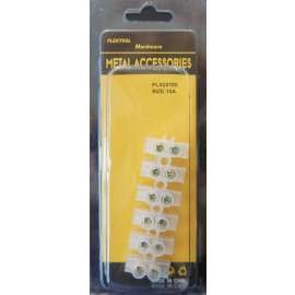 Plextool Terminal Strip, 10A, 6pcs -24 per box144pcs (PLX00705)