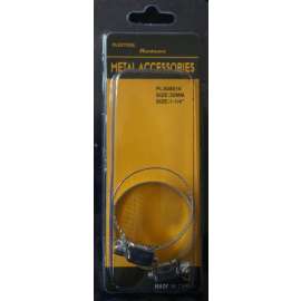 Plextool Hose Clamp, 1-1/4", 2pcs/PK, 24 PK/BOX, Total 48pcs (PLX00814)