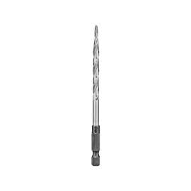 DeWALT DW2539 Drill Bit, 3/16 in Dia, 3-3/4 in OAL, Countersink, Spiral Flute, 2-Flute, 1/4 in Dia Shank