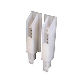 Prime-Line N 6559 Door Guide, Plastic, White