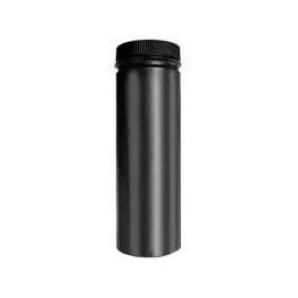SELKIRK DSP6P24-1/266024 Stove Pipe, 6 in ID x 6-1/2 in OD Dia, 24 in L, Aluminized Steel/Stainless Steel, Black