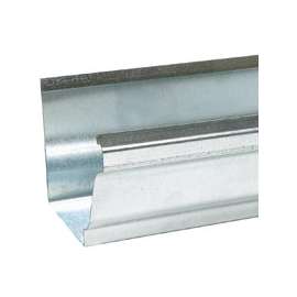 Amerimax 2800700120 Rain Gutter, 10 ft L, 5 in W, 30 Thick Material, Galvanized Steel