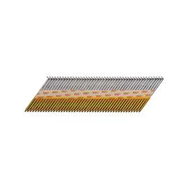 SENCO HE27ASBX Collated Nail, 3 in L, Steel, Clipped Head, Ring Shank