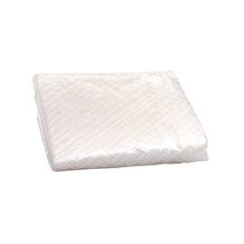 M-D 87619 Air Conditioner Cover with Elastic Strap, 30 in L, 28 in W, Polyethylene, Silver