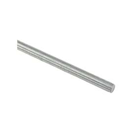 Stanley Hardware N218-313 Threaded Rod, 1/2-20 Thread, 36 in L, Steel, Zinc, UNF Thread