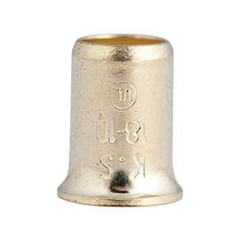 GB 10-410 Crimp Connector, 18 to 10 AWG Wire, Steel Contact, Silver