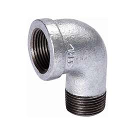 B & K 510-310BC Street Pipe Elbow, 3 in, Threaded, 90 deg Angle, 300 psi Pressure