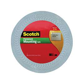 3M 4016-1 Foam Tape, 36 yd L, 1 in W, Off-White