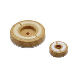 Shepherd Hardware 3693 Furniture Cup, Woodgrain, Plastic