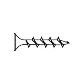 ProFIT 0286079 Screw, #6 Thread, 1-1/4 in L, Coarse Thread, Bugle Head, Phillips Drive, Sharp Point, Phosphate