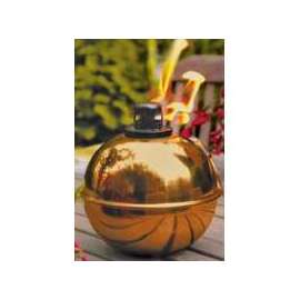 Seasonal Trends GB-3709 Patio Torch, 5.3 in H, Steel+Fiberglass, Antique Bronze, Copper