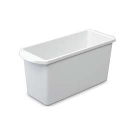 Sterilite 72508006 Ice Cube Bin, 13-1/4 in L, 5-1/8 in W, 6 in H, Plastic