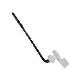 ProSource Toilet Flush Lever, Front Mounting, 8 in L Flush Arm, Plastic