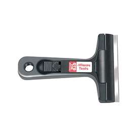 ALLWAY TOOLS GTS Glass/Tile Scraper, 4 in W Blade, Soft-Grip Handle