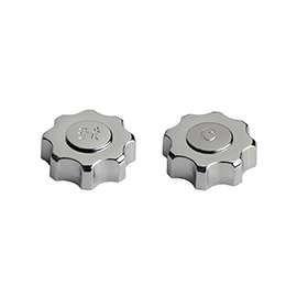Danco 88302 Faucet Handle, Zinc, Chrome Plated, For: Price Pfister Two Handle Kitchen, Lavatory and Tub/Shower Faucets