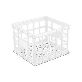 MILK CRATE 15X13X10 WHT