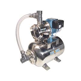 Burcam 506547SS Jet Pump, 7.6/3.8 A, 115/230 V, 0.75 hp, 1 in Connection, 25 ft Max Head, 900 gph, Stainless Steel