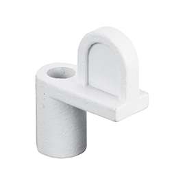 Make-2-Fit PL7893 Window Screen Clip with Screw, Alloy, Painted, White