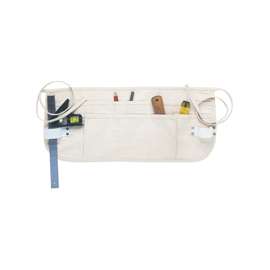 CLC Tool Works Series C14 Waist Apron, 29 to 50 in Waist, Cotton, White, 12-Pocket