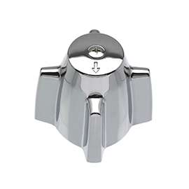 Danco 88265 Diverter Handle, Zinc, Chrome Plated, For: Central Brass Two Handle Tub/Shower Faucets