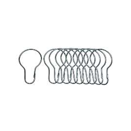 Danco 89046 Shower Curtain Hook, Metal, Chrome