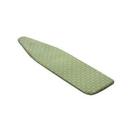 Honey-Can-Do IBC-03035 Ironing Board Cover, 54 in L, 15 in W, 1/4 in H, Cotton, Green